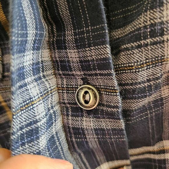 Sam Edelman Plaid Button-Down Shirt - Picture 4 of 8